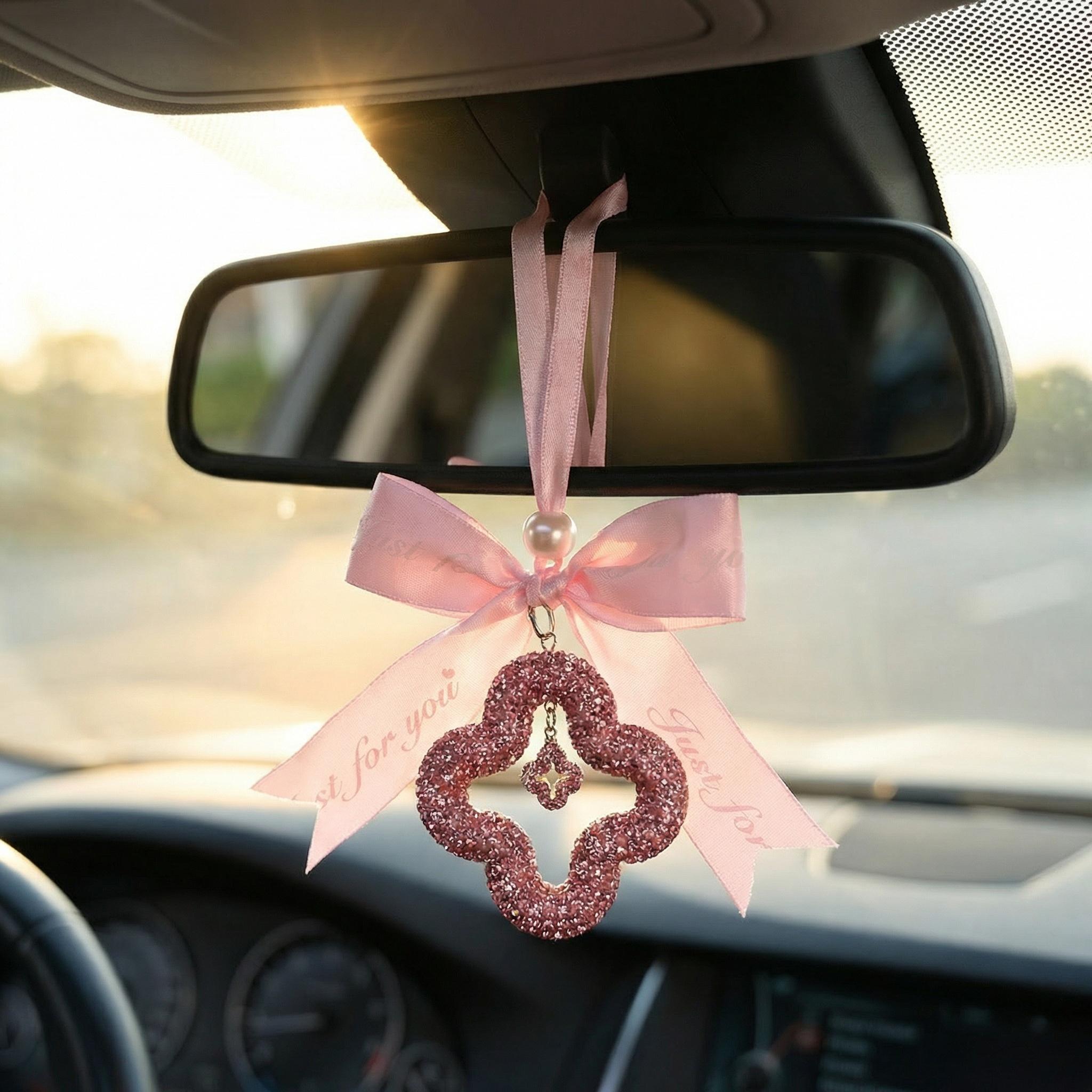 Universal Car Hanging Ornament Interior Decor | Crystal Mirror Pendant & Dashboard Accessory | Holiday Gift Idea for Men & Women | Stylish Charms & Keychain Solar Powered Winter Windshield Defroster sound Custom Fit Nissan All Weather CR-V Floor Liners