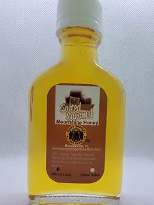 Salted Carmel Moonshine Honey