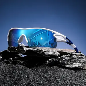 Day and night dual-use marathon morning and night running glasses, sports glasses, student physical examination glasses, UV protection running glasses