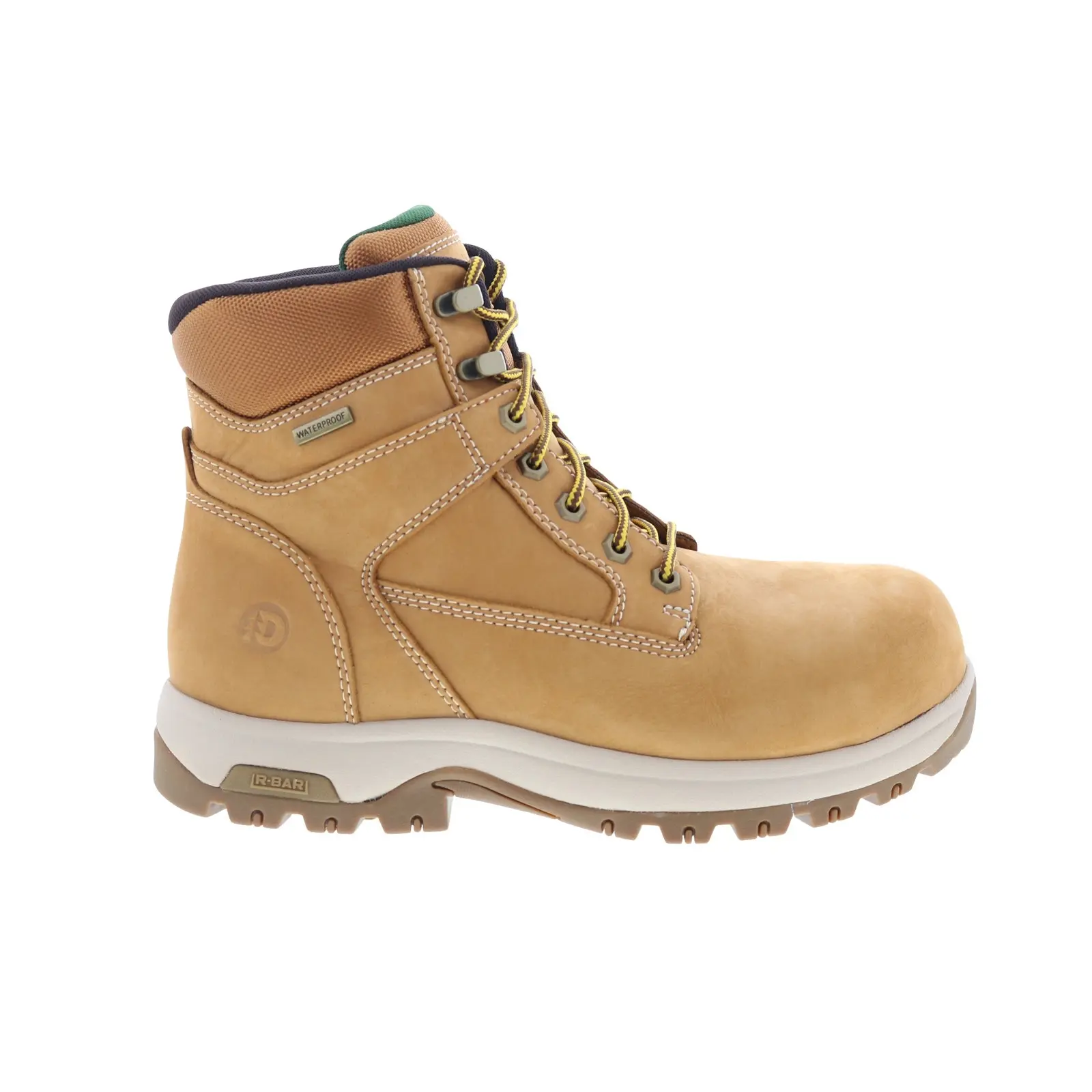 Dunham 8000 Works WP Safety Plain Toe Boot Mens Brown Work & Safety Boots