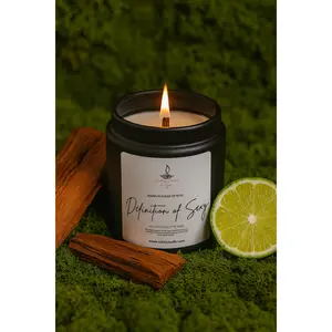The Masculine Collection Soy Wooden Wick Candles for Aroma Decor small business