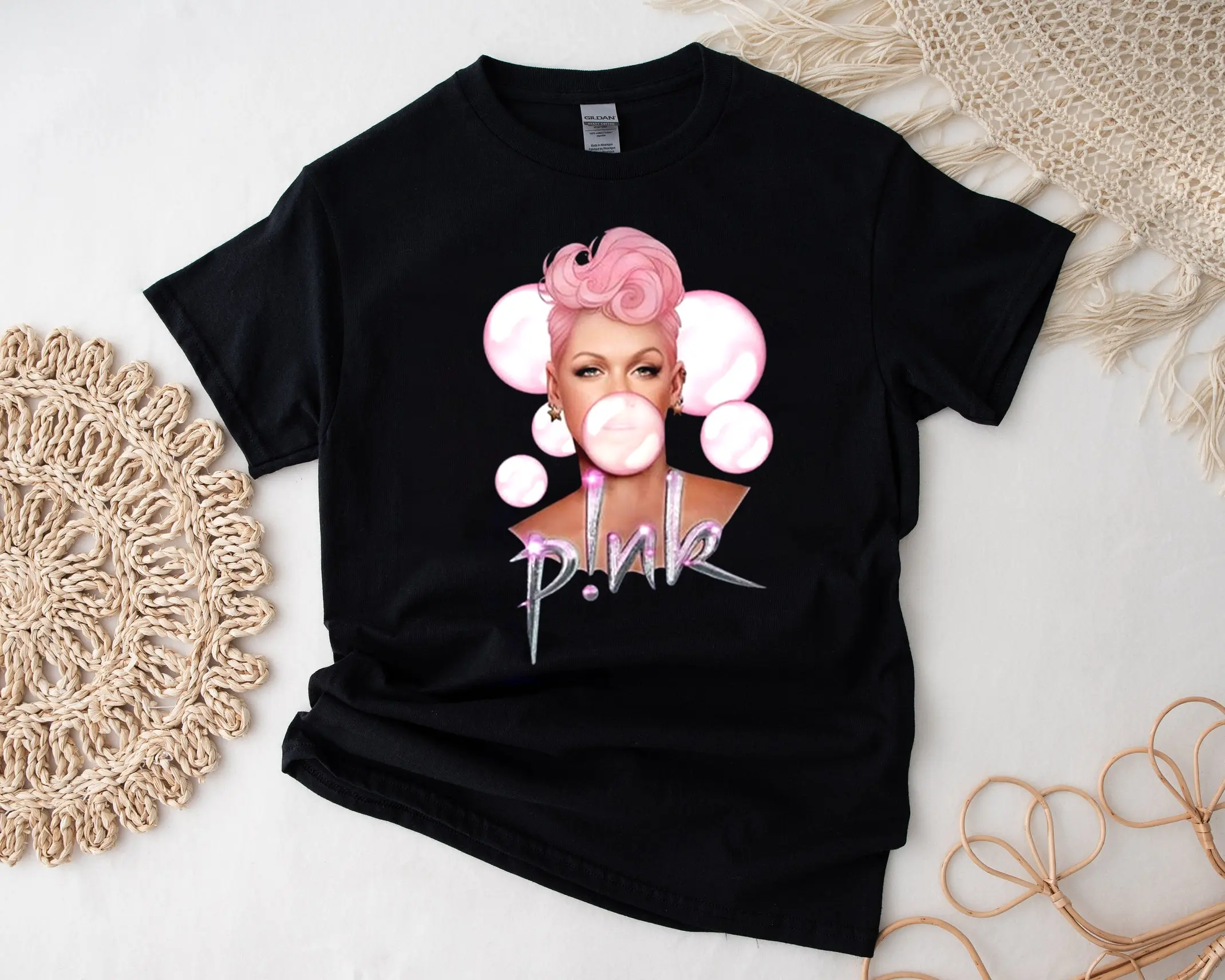 P!nk Pink Singer Summer Carnival 2024 Tour Shirt, Pink Fan Lovers Shirt, Trustfall Album Shirt, Concert 2024 P!nk shirt, CARE INSTRUCTIONS, PROCESSING & SHIPPING