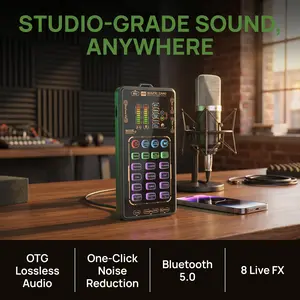 Level up your stream instantly with X55 Professional Sound Card!