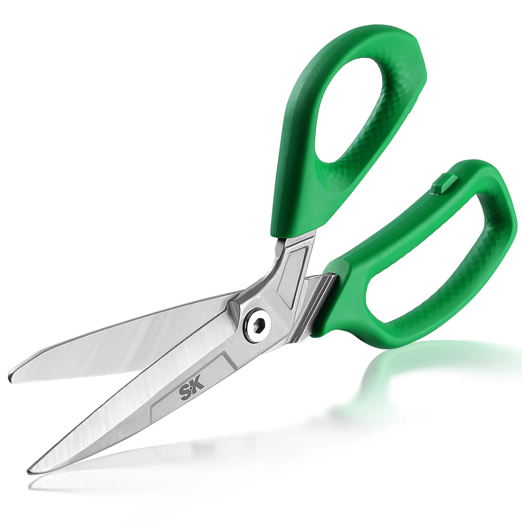 #fathersdaygift SK Heavy Duty Scissors, 9-Inch and 10-Inch, All Purpose Shears, Premium CR-V Steel Construction, One Piece Drop Forged Blades, Ergonomic Handle for Comfortable Grip