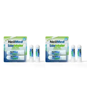 NeilMed SinuInhaler Natural Non Medicated Aromatherapy Inhaler Combo