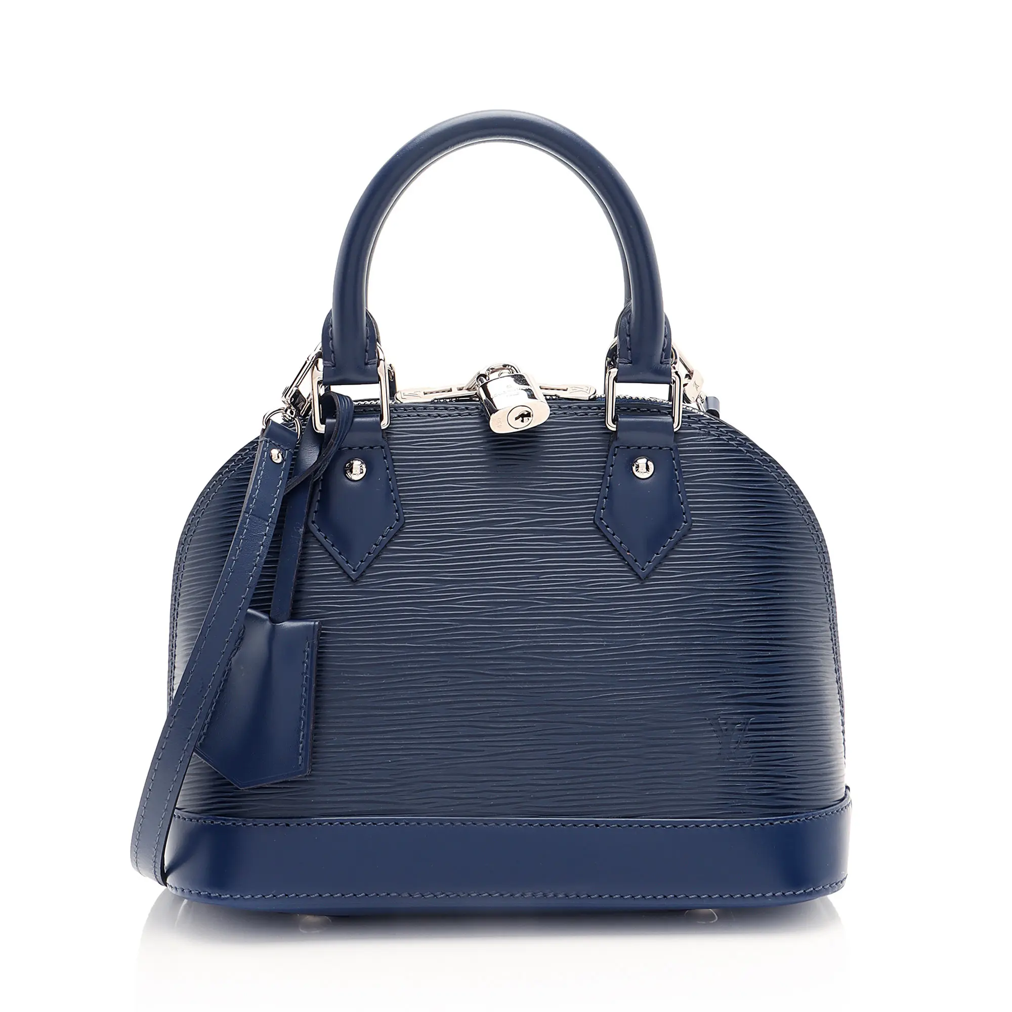 Pre-owned Louis Vuitton Leather Shoulder Bags Epi Alma BB Satchel