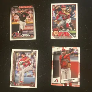 Arizona Diamondbacks 4-Card Collectible Set