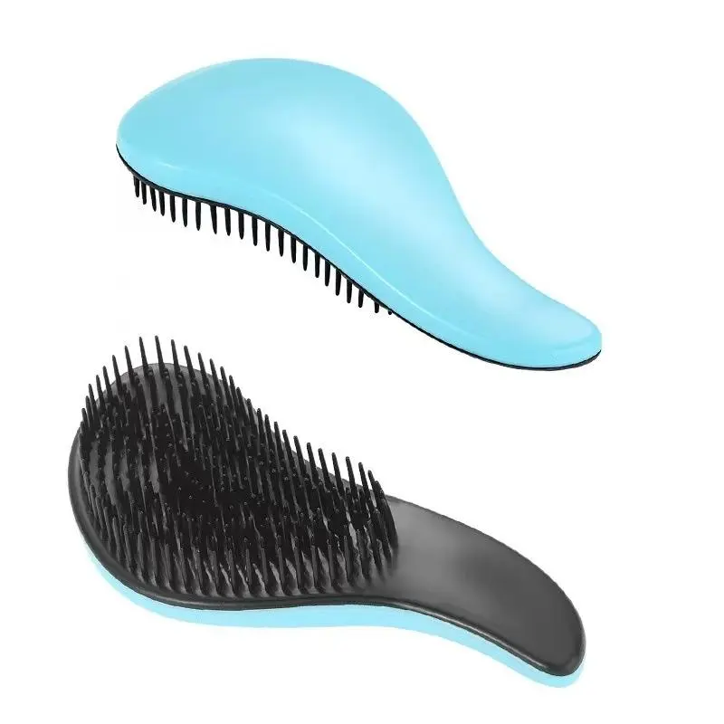 Detangling Hair Brush, Ergonomic Handle Massage Comb for Wet & Dry Hair