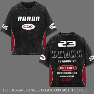 Red Race Driver Washed Tshirt Biker Vintage Racing Streetwear, Motorcycle Graphic Hoodie Unisex, Designed for Motor Fans, Sportbike Culture, Speed Lovers & Urban Motorbike Style