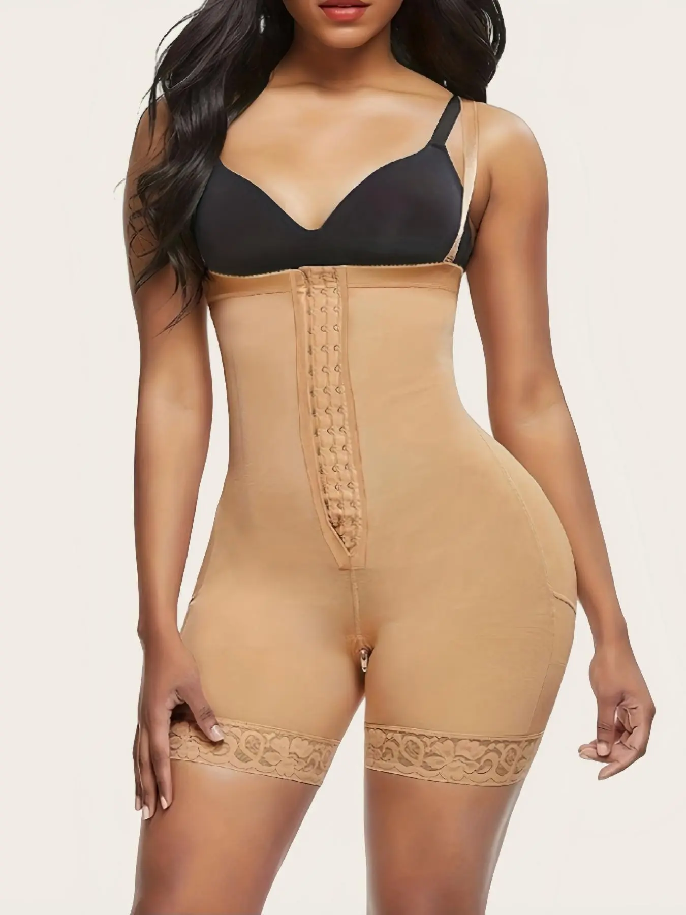 Women's Hourglass Shapewear Bottoms, Fajas, Fajas Colombianas Moldeadoras, Colombian Shapewear, Triple Hook Eye Closure High Waist Shorts, Butt Lifting And Tummy Control with Zipper Crotch, Underwear, For Daily Wear