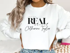 Personalized Real Estate Agent Sweatshirt, Realtor Sweatshirt, Real Estate Agent Gift, Realtor Shirts, Gift for Realtor, Real Estate Broker