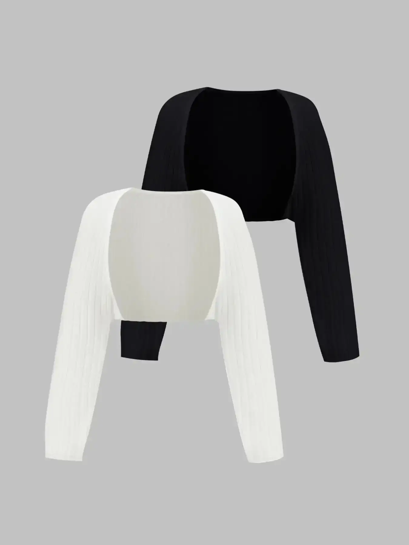 2-Piece Set, Stylish Design, Casual, Knit, Knitwear, Fit, Long Sleeve, Perfect for Daily Use & Special Occasions, High-Quality Material, Ideal Gift Choice, Women's Clothing Tops