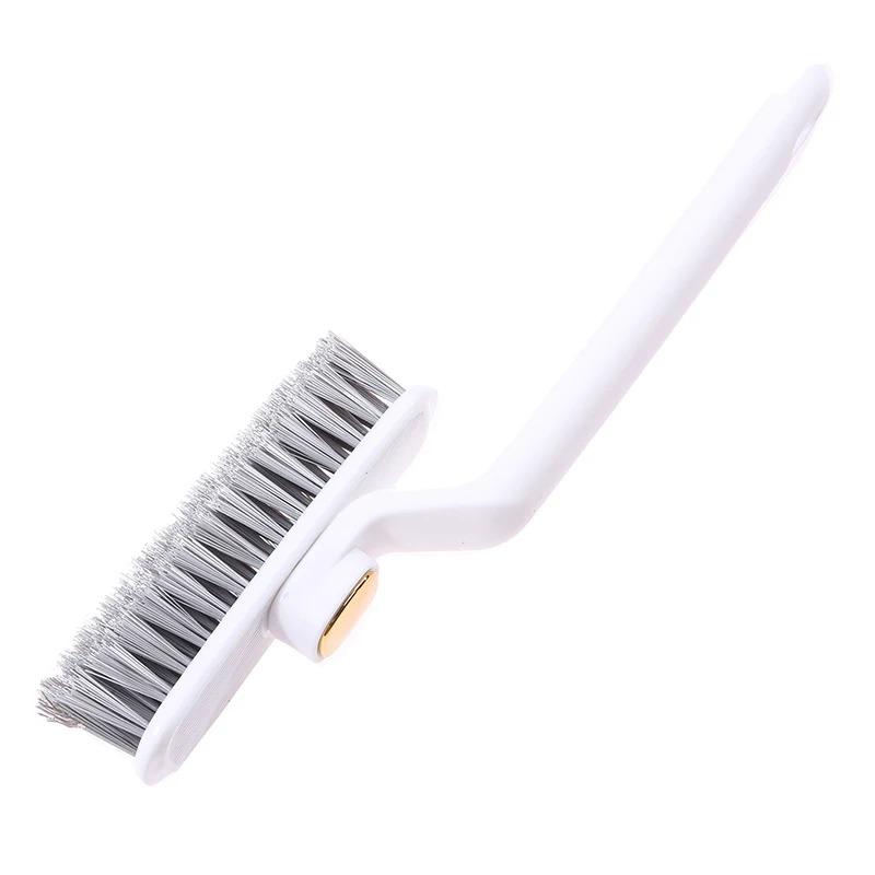 Multi-Function Rotating Crevice Cleaning Brush Hand-held 360° Rotating Corners Cleaning Tool for Bathroom Kitchens Tile Floors
