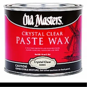Old Masters 30901 Crystal Clear Paste Wax - 1 lbs.