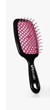 Unbrush Wet & Dry Detangling Brush Cherry Blossom - As Seen on TikTok - Perfect for Tangles, Knots, and Undo - 240mm