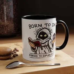 Born to DM Coffee Mug Funny Dungeon Master Mug, DnD Game Coffee Mug 11oz 15oz