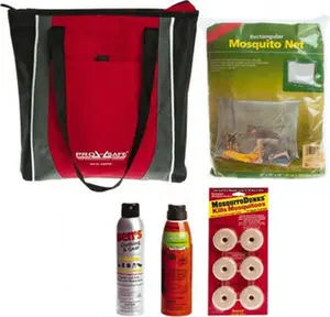 Zika Prevention Kit with Permethrin Spray, Insect Repellent, Mosquito Net, and Water Treatment - Complete Outdoor Travel Protection