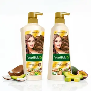Nutribela 15 Reparacion Intensiva Shampoo 400mL + Acondicionador 400mL (2 Pack)