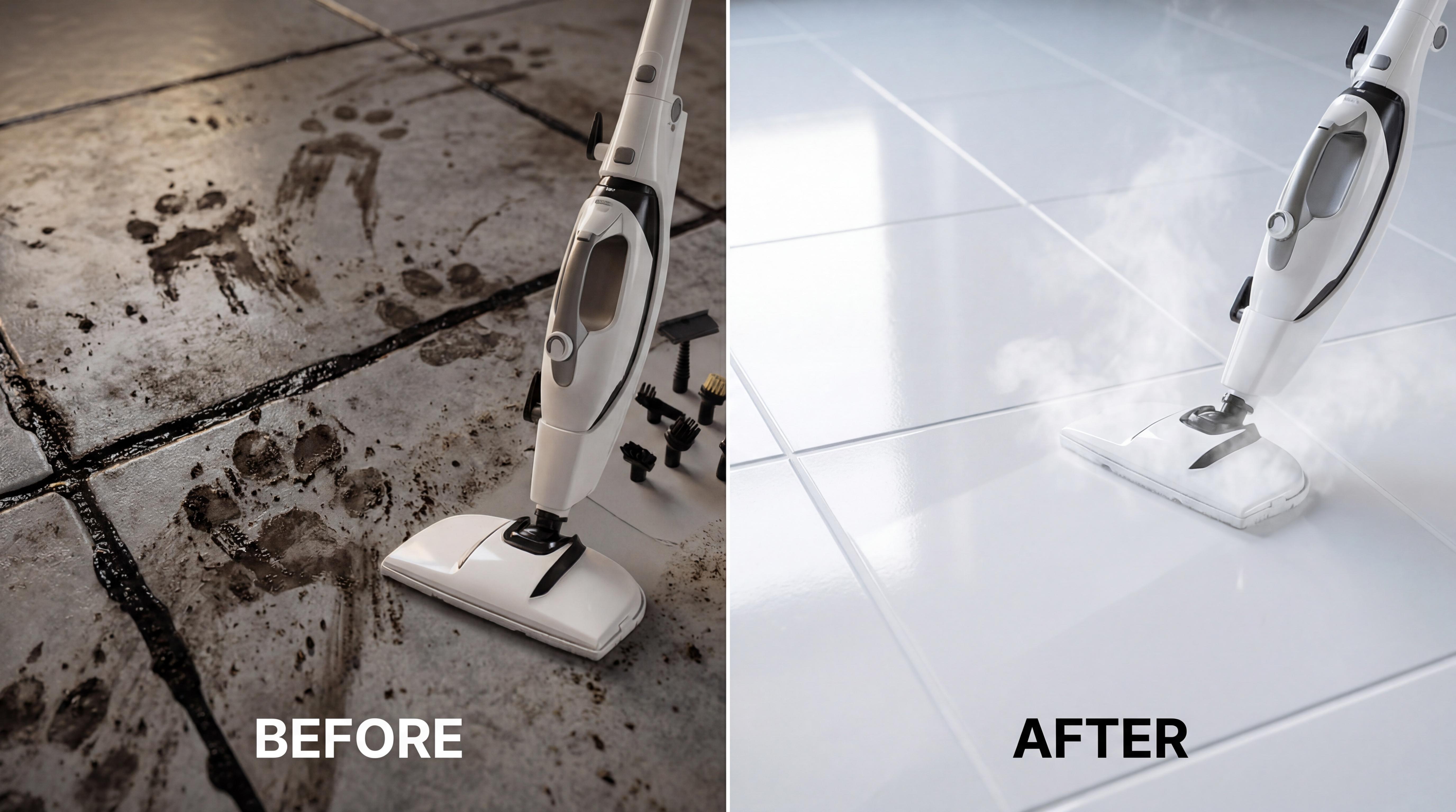 [ Flash Sale ] GLEEHILL 10-in-1 Steam Mop with Detachable Handheld Steamer for Walls, Grout, Floors, Tile & Carpet, 1550W Fast Heat, 90°/120° Swivel, 8m Cord, Chemical-Free Cleaners Multifunction,electric steam mop,steam mop floors