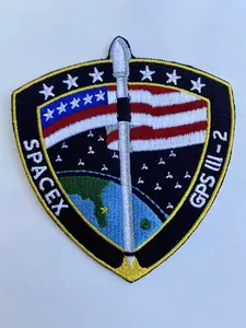 SPACE X GPS III-2 FALCON 9 MISSION PATCH 3.5 NEW