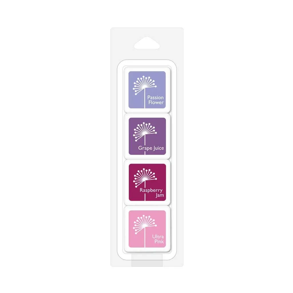 Floral Hues Dye Ink Pad Cubes