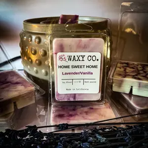Home Sweet Home 6 pack Lavender/ Vanilla Scented Wax Melt Long Lasting Aroma
