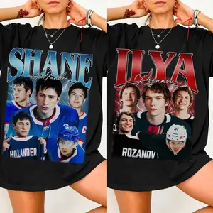 Hollanov ,Hockey Romance Heated Rivalry Comfort Colors Tee, Hockey Fan, T-Shirt, Gift For Woman and Man Unisex T-Shirt, Ilya Rozanov Shirt, Funny Fandom Tour, Heated Rivalry Merch, Queer Sports Romance, Hockey Romance Shirt, Mm Romance Fan Gift