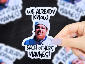 Heavyweights Josh Sticker, Funny Stickers, Funny Movie Quote Stickers, 90s Movie Stickers, 90s Nostalgia, 90s Stickers, Retro Stickers