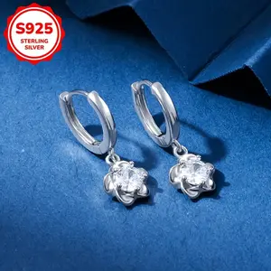 Plum Blossom and Peony Wreath Earrings - Women's Earrings, Cute Style, Suitable for Daily Wear or Parties, Novel Design accessories magnetic earrings moissanite earrings earringstack non tarnish jewelry funky jewelry