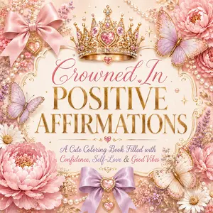Crowned in Positive Affirmations Coloring Book