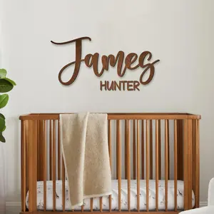 Custom Wood Nursery Name Sign, Custom Nursery Sign, Wooden Name Sign, Wood Sign Nursery Decor, Wooden Baby Names, Nursery Names NA30