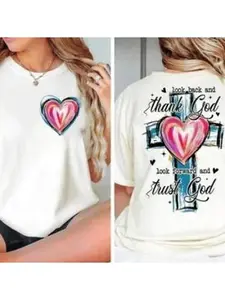 Heart - warming and Meaningful T - Shirt: Make a Statement with a Heart - centered Design - Perfect for Those Seeking a Blend of Style and Spirituality