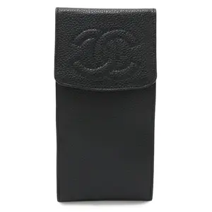 Pre-owned CHANEL Other Small Leather Goods Caviar Skin Multi Case