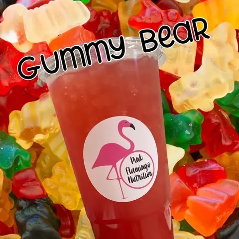 Gummy Bear Loaded Tea 298 mg with Cherry & Strawberry Flavors, 100% Green Tea, Less than 1 Carb, Energy Booster, Natural Guarana - Drinks, Watermelon