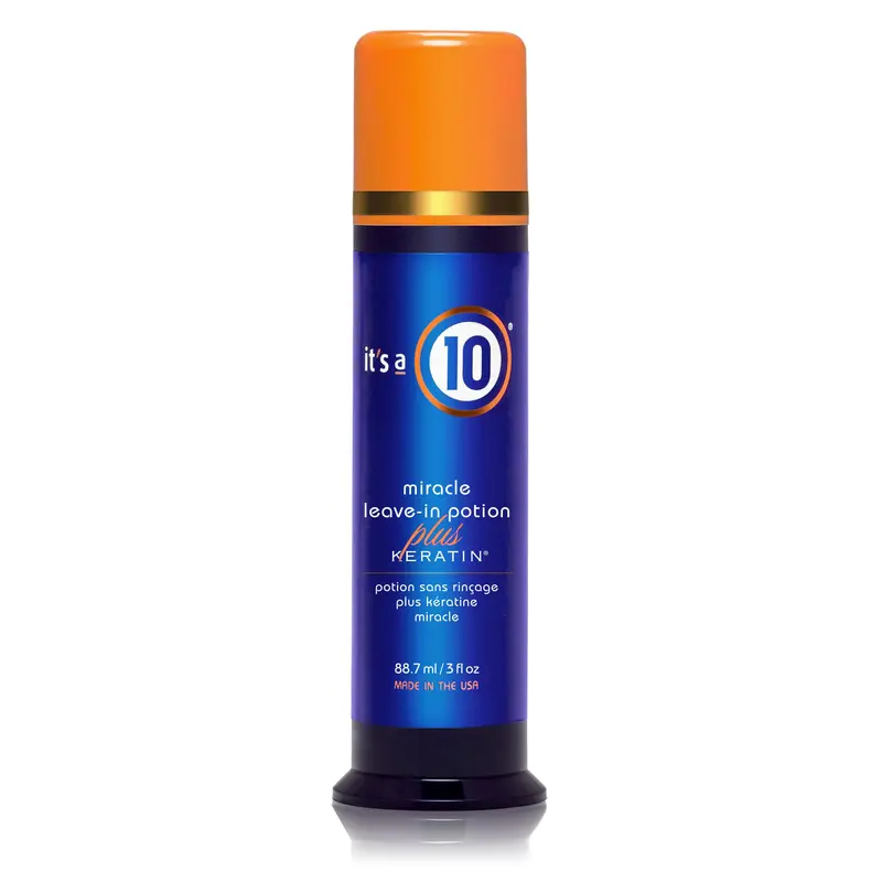 It's a 10 Miracle Leave-In Conditioner Potion Plus Keratin - For smoothing and reducing frizz Heat Protectant Styler Conditioning Oil Spray