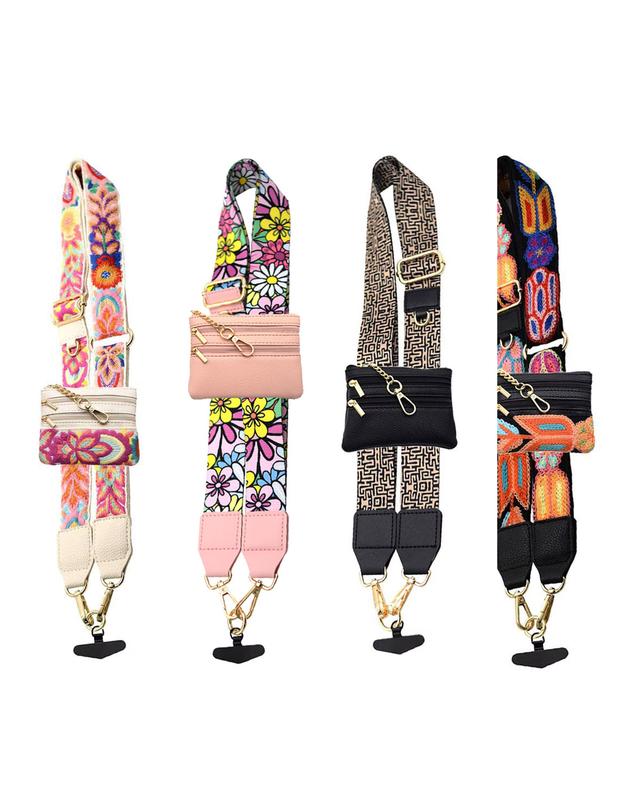 Clip and Go Strap for Phone With Wallet Crossbody,Phone Lanyard crossbody and Phone Strap crossbody, Phone strap With Wallet ,Phone Strap crossbody with zipper pouch wallet ,Adjustable Mobile Phone strap Gift for Valentine's Day