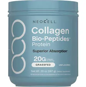 NeoCell Collagen Bio-Peptides Powder 20oz -EL Grassfed Protein Supplement-Advanced with 18 Essential Amino Acids