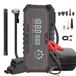 【NewYear2026】Kapeezi 12000A 6-in-1 Car Jump Starter with Air Compressor 160PSI Tire Inflator & Blower Portable Power Pack for Trucks SUVs Vehicles