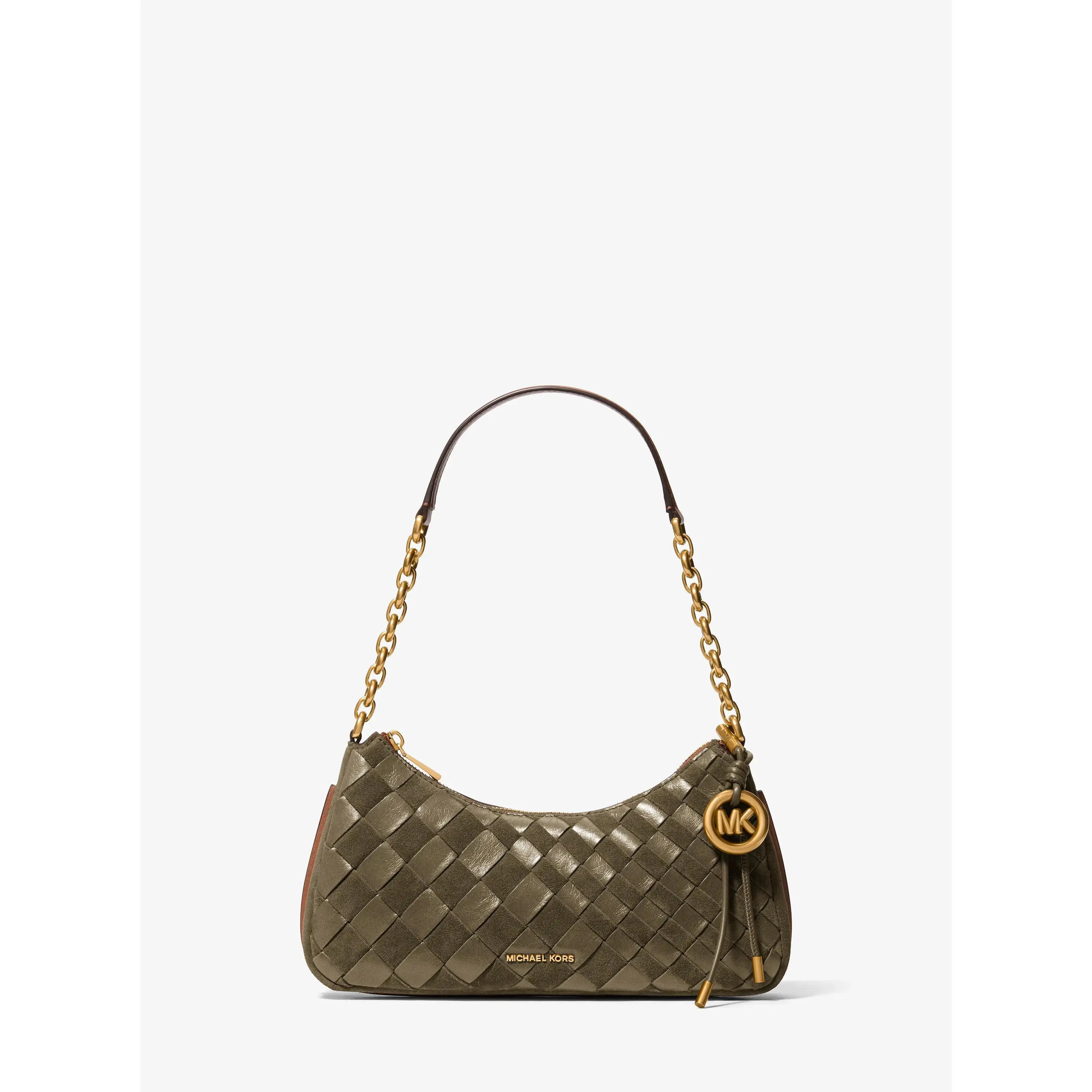 Nolita Medium Hand-Woven Leather Chain Pochette