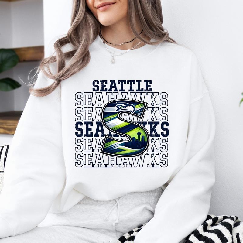 Vintage Seattle Seahawks Sweatshirt, Football Fan Gift