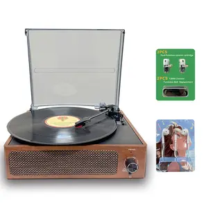 Vinyl Record Player,in audio wireless,1 pieces Headphones Earbuds Wired 3.5mm,2 pieces Turntable cartridge,2 Pieces Turntable Belt turntable belts,Turntable Vinyl,Record Player with Speakers,3-Speed, Earphone Jack,RCA line-out,Vintage Design Turntable