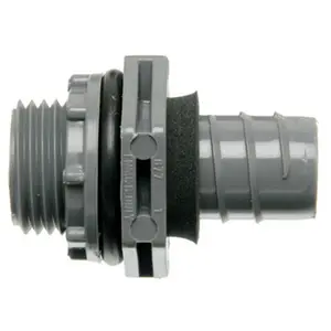Thomas & Betts LN43DA-CTN 0.5 in. Straight Non-Metallic Liquid Tight Connector