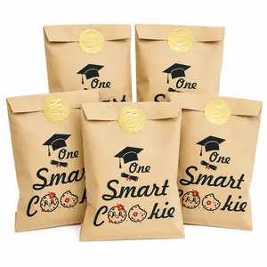 Graduation One Smart Cookie Bags With Stickers 6 Count