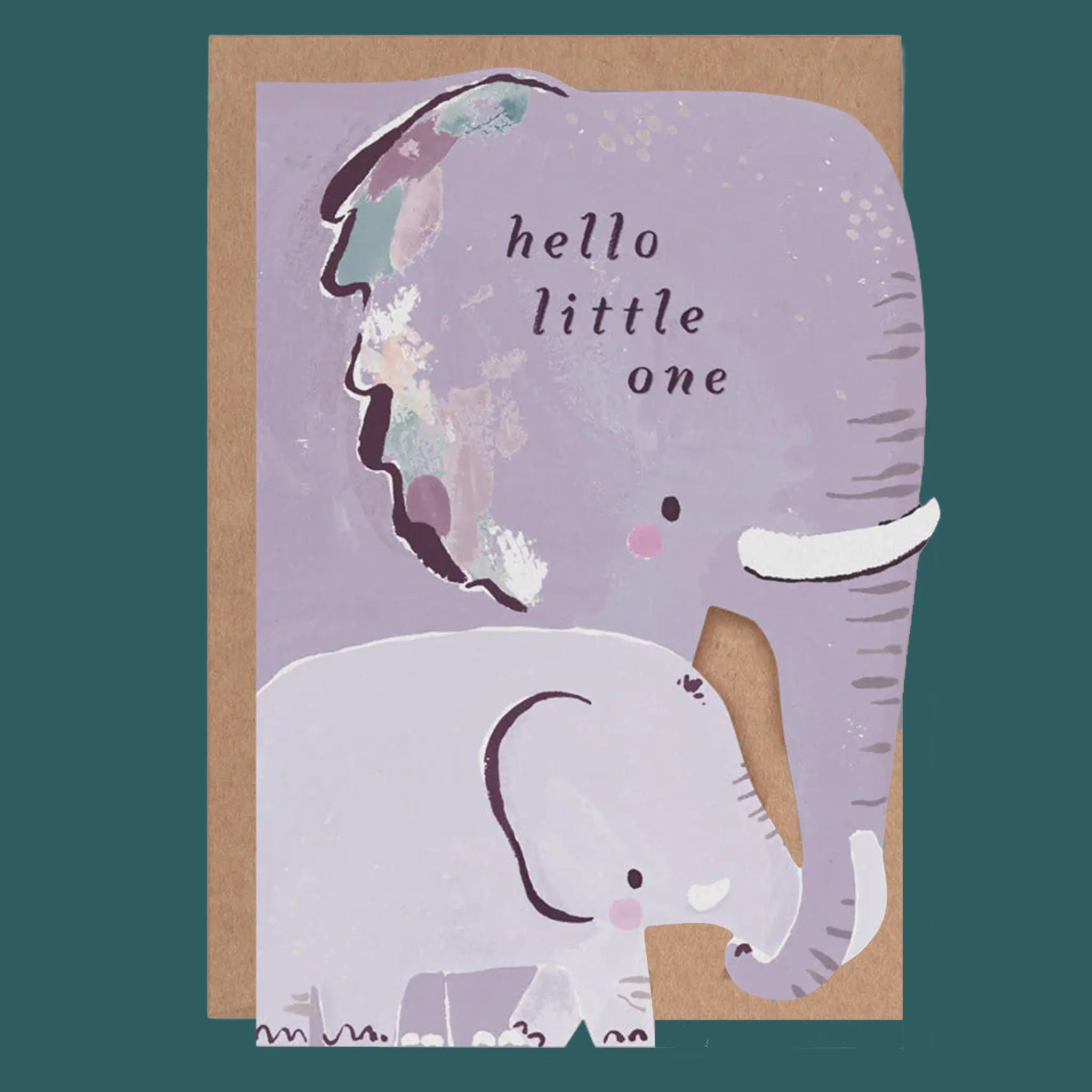 Elephant New Baby Card