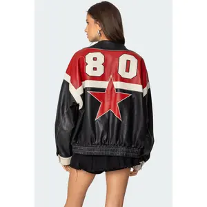 North Star Faux Leather Jacket North Star Faux Leather Jacket