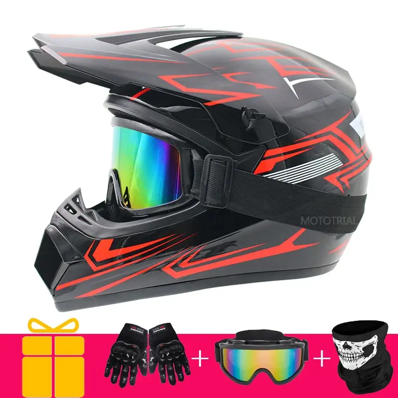 Safety Motocross Helmet Casco Motocross Bicycle Downhill Capacete ATV Cross Helmet Child Motorcycle Helmet Dot Abs 1KG Unisex