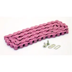 DUO Bicycle Parts  Bicycle Chain Magenta 0.5 x 0.12 in.
