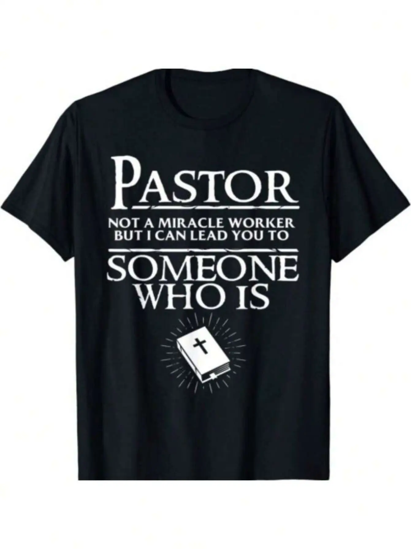 NEW LIMIT Funny Pastor Men Cool Christian Appreciation T-Shirt Size S