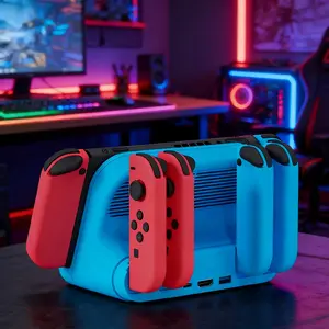 Gstory Remote Stand, Universal Remote Holder for TV/Streaming Devices, Compact Space-Saving Design, Easy Setup No Cables Needed