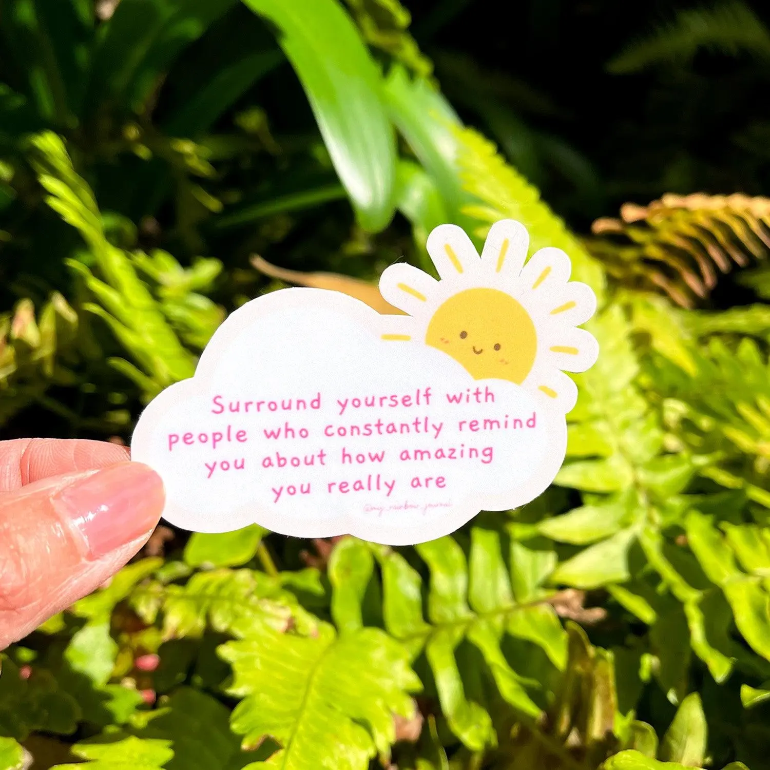 Positive Sun Sticker